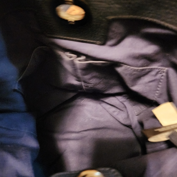 Marc By Marc Jacobs Vintage Navy Leather Blue Suede Leather Handbag Bucket Bag - Picture 11 of 11